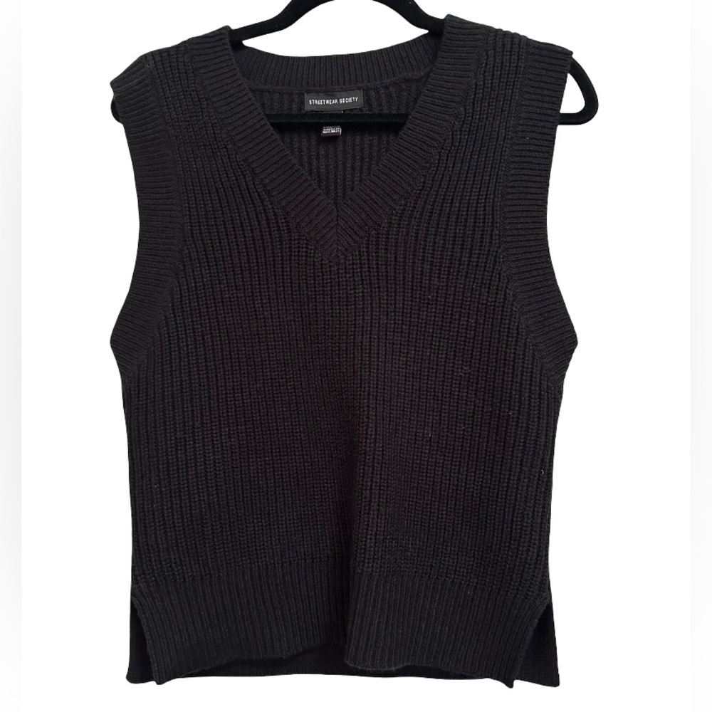 Streetwear Society Charcoal Knit Top